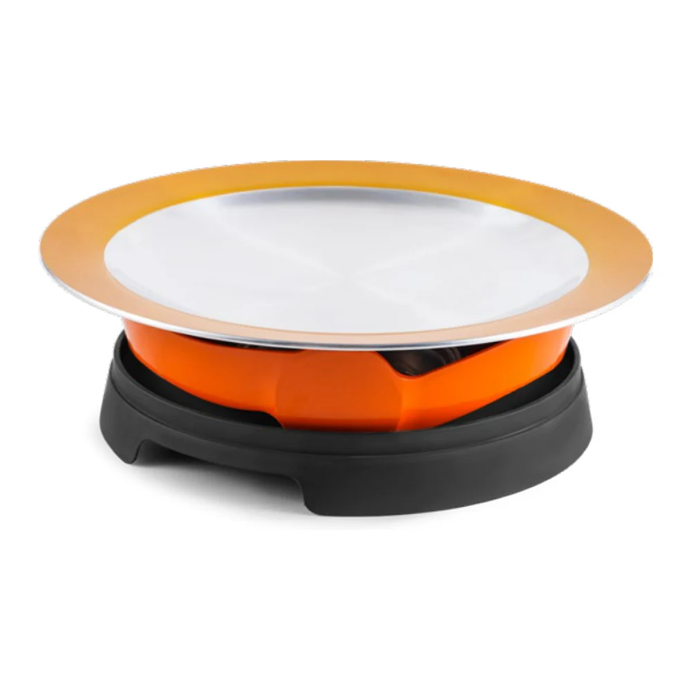 Bawang Gold-Rim Shallow Plate Set — image 1, wholesale hotel, restaurant and catering supply