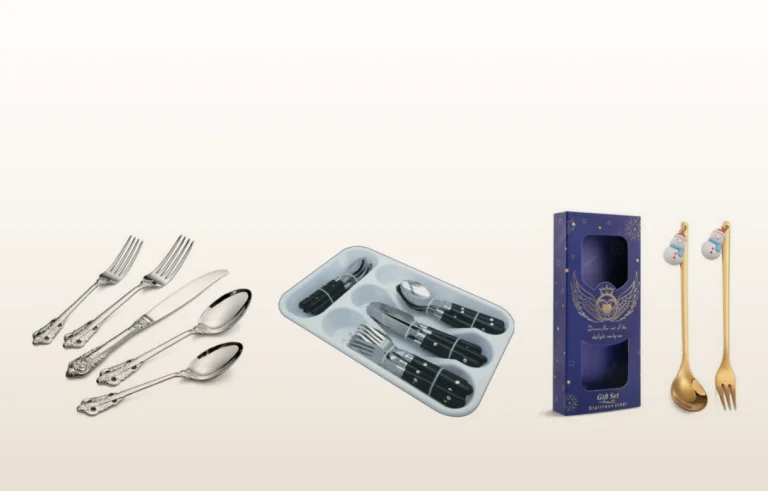 Stainless steel cutlery and tableware series - flatware sets, canteen trays and boxed gift sets for hotel and restaurant service