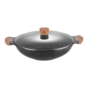 Side-Handle Aluminum Wok for Induction Cookers — image 1, wholesale hotel, restaurant and catering supply