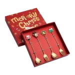 YR-FT162 4-Piece Christmas Cutlery Gift Set - image 2, wholesale hotel, restaurant and catering supply