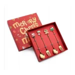 YR-FT163 4-Piece Christmas Cutlery Gift Set - image 2, wholesale hotel, restaurant and catering supply