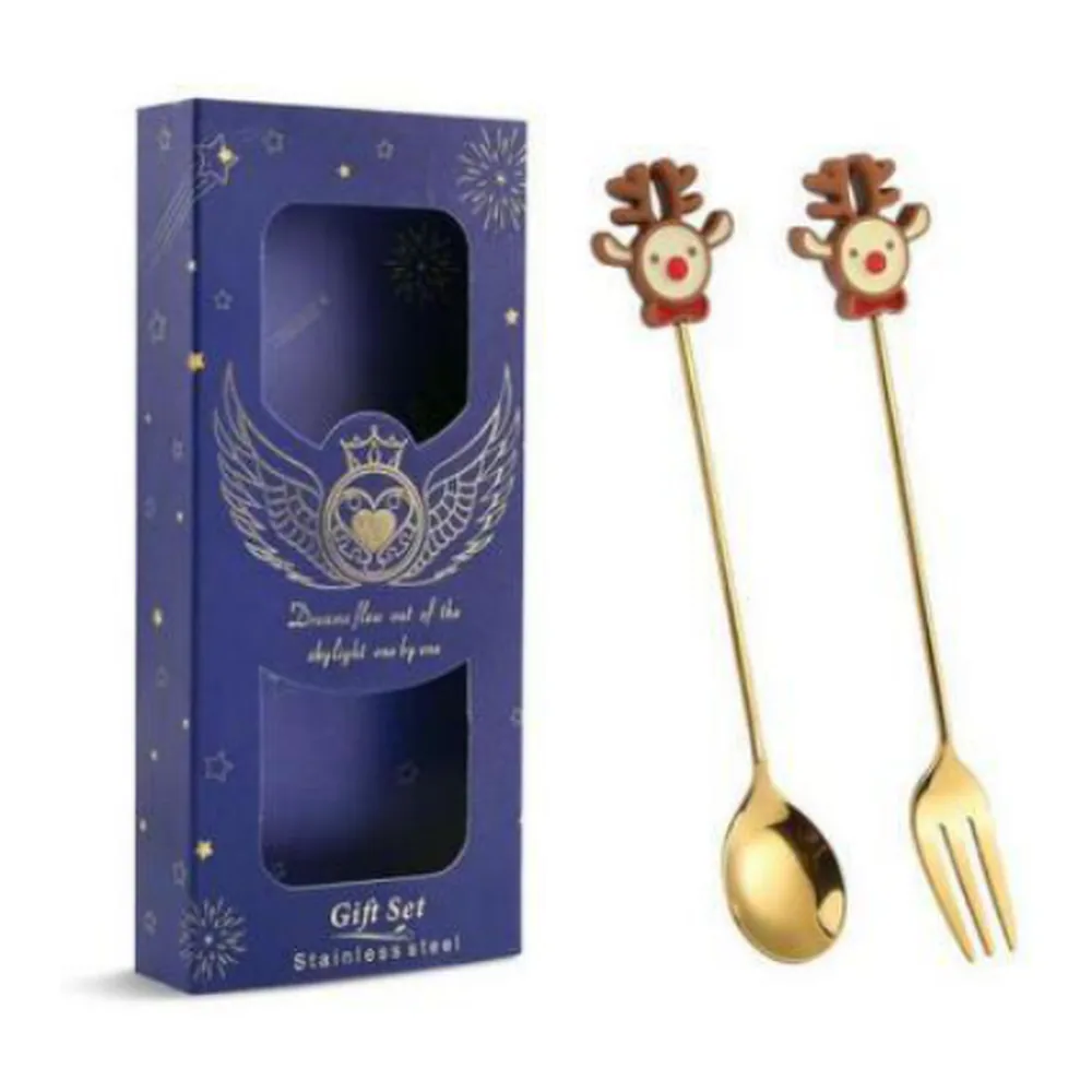 YR-FT166 6-Piece Christmas Cutlery Gift Set - image 1, wholesale hotel, restaurant and catering supply